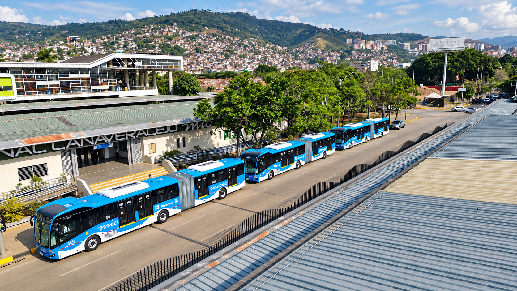 MIO ESTRENA CINCO BUSES ARTICULADOS ELÉCTRICOS EN CALI Y AVANZA HACIA SU PRIMERA FLOTA PÚBLICA