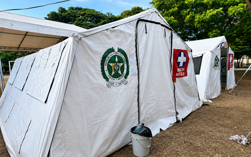 Hospital móvil brinda atención gratuita médica las 24 horas en Cali